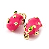 Fruit Brass Enamel Pendants KK-M324-04B-G-2