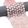 Natural Rose Quartz Beads Strands G-P573-C08-01-1