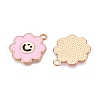 Alloy Enamel Pendants ENAM-T020-55D-2