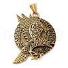 Viking Jewelry 304 Stainless Steel Pendants STAS-Z067-02G-1