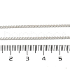 1.5mm Rack Plating Brass Serpentine Chain Necklaces for Women Men MAK-L044-12P-5