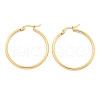 Ion Plating(IP) 304 Stainless Steel Hoop Earrings EJEW-N0016-11G-E-2