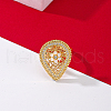 Brass Pave Cubic Zirconia Finger Rings for Women WB6134-5