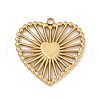 304 Stainless Steel Pendants X-STAS-S175-43F-G-1