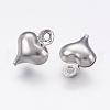 Tarnish Resistant 304 Stainless Steel Charms STAS-P167-G01-2