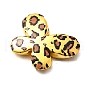 Electroplate & Spay Painted Acrylic Beads OACR-S043-05B-02-2