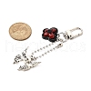 10Pcs Tibetan Style Alloy Pendant Decorations HJEW-JM03454-3