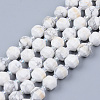 Natural Howlite Beads Strands G-R482-32-8mm-1