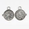 Tibetan Style Alloy Pendants TIBEP-48640-AS-LF-1