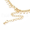 Brass Charm Anklets AJEW-AN00425-3