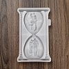 Valentine's Day Couple Sand Glass Shape Display Decoration DIY Silicone Statue Mold DIY-K072-03-3