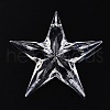 Transparent Acrylic Pendants X-TACR-T028-09A-2