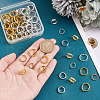   96Pcs 8 Styles Tibetan Style Alloy Bead Frame Sets TIBEB-PH0005-19-3