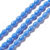 Faceted Glass Beads Strands GLAA-E037-01D-1
