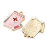 Alloy Enamel Pendants FIND-M060-21G-2