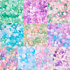   10 Setes 10 Colors Transparent Frosted Glass Round Seed Beads GLAA-PH0003-44B-4