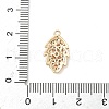 Brass Micro Pave Cubic Zirconia Pendants KK-S531-14G-E-3
