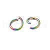 Ion Plating(IP) 304 Stainless Steel Open Jump Rings STAS-N098-062F-01-2