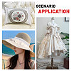1Bundle Hollow Cotton Embroidery Flower Ribbon OCOR-FG0002-73A-7