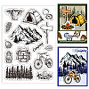 Custom Summer Theme PVC Plastic Clear Stamps DIY-WH0631-0245-1