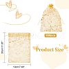  150Pcs 3 Style Organza Bags OP-NB0001-08-2