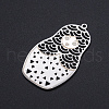 Non-Tarnish 201 Stainless Steel Laser Cut Pendants STAS-S105-T934-1-2