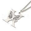 201 Stainless Steel Necklaces NJEW-Q336-01X-P-4