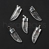 Natural Quartz Crystal Pendants G-P474-04S-07-1