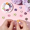 18Pcs 9 Colors Baking Paint Alloy Beads FIND-CJ0003-38-5