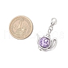 Kettle Alloy & Handmade Polymer Clay Pendant Decorations HJEW-JM03332-3