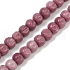 Natural Rhodonite Beads Strands G-Z080-B07-8x6mm-2