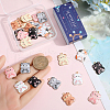 SUNNYCLUE 28Pcs 7 Colors Rack Plating Alloy Enamel Pendants FIND-SC0012-12-3