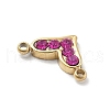 304 Stainless Steel Rhinestone Pendants STAS-L283-34G-3