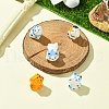 5Pcs Handmade Printed Porcelain Beads PORC-YW0001-18-5