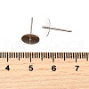 304 Stainless Steel Stud Earring Findings STAS-D370-02P-04-2