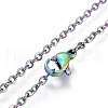 304 Stainless Steel Cable Chain Necklaces MAK-F029-01-B-2