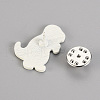 Spray Painted Alloy Brooches JEWB-S011-128-RS-3