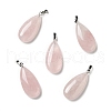 Natural Rose Quartz Pendants G-P474-01P-04-1