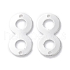 Brass Filigree Connector Charms KK-F880-04S-1