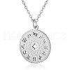 Non-Tarnish 201 Stainless Steel Pendant Necklaces NJEW-T009-JN139-40-1-1