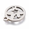 Non-Tarnish 201 Stainless Steel Charms STAS-A047-15P-3