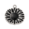 Alloy Enamel Pendants PALLOY-R162-13P-05-1