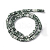 Natural Green Spot Jasper Beads Strands G-G002-A09-3