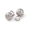 Non-Tarnish 304 Stainless Steel Charms STAS-C059-11P-2