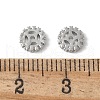 Brass Micro Pave Cubic Zirconia Beads KK-D324-11P-01-2