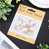 Beebeecraft 40Pcs 2 Styles Brass Charms KK-BBC0015-23-6