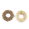 Handmade Reed Cane/Rattan Woven Linking Rings X-WOVE-T005-07A-2