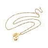 304 Stainless Steel Pendant Necklaces for Women NJEW-U040-02A-G-4