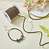 SUNNYCLUE 10M Braided Leather Cord WL-SC0001-04-4