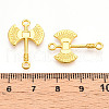 Alloy Double Axe Connector Charms X1-PALLOY-N176-125G-3